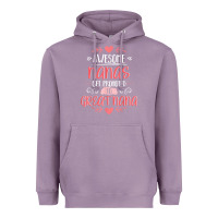 Lavender Gift for 1st Time Great Nana  Great Nana Heavyweight Hoodie - minhPixels