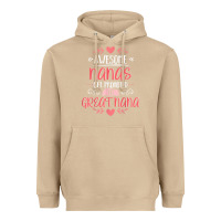 Mushroom Gift for 1st Time Great Nana  Great Nana Heavyweight Hoodie - minhPixels