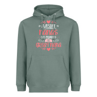 Sage Gift for 1st Time Great Nana  Great Nana Heavyweight Hoodie - minhPixels