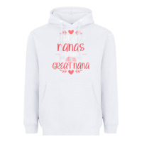 White Gift for 1st Time Great Nana  Great Nana Heavyweight Hoodie - minhPixels