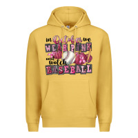 Antique Gold in october we wear pink and watch  baseball Premium Hoodie - FaDigitalArtStudio