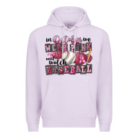 Lilac in october we wear pink and watch  baseball Premium Hoodie - FaDigitalArtStudio