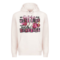 Pale Pink in october we wear pink and watch  baseball Premium Hoodie - FaDigitalArtStudio