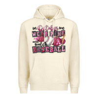 Sandshell in october we wear pink and watch  baseball Premium Hoodie - FaDigitalArtStudio