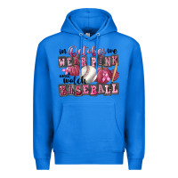 True Royal in october we wear pink and watch  baseball Premium Hoodie - FaDigitalArtStudio