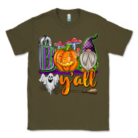 Army Green Boo Y'all Classic Tee - texasbilliewilder