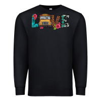 Black love school bus Premium Sweatshirt - Artiststas