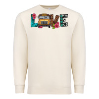 Sandshell love school bus Premium Sweatshirt - Artiststas