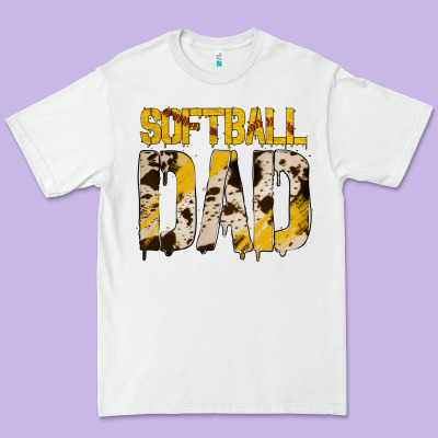 Softball Dad Premium Tee Designed By Bettercallsaul