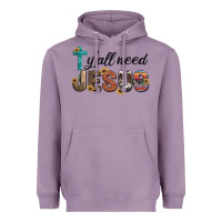 Lavender y'all need jesus Heavyweight Hoodie - Artiststas