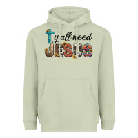 Matcha y'all need jesus Heavyweight Hoodie - Artiststas