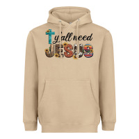 Mushroom y'all need jesus Heavyweight Hoodie - Artiststas