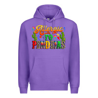 Purple Allergic to pendejas Premium Hoodie - RanaPortraitStore
