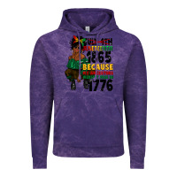 Cloud Purple juneteenth 1865 because my ancestors Vintage Hoodie - CowGirlArtShop