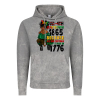 Juneteenth 1865 Because My Ancestors Vintage Hoodie | Teevron
