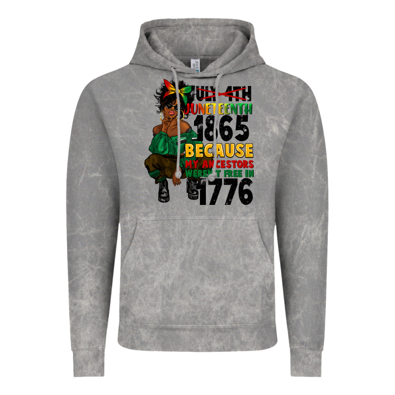 Juneteenth 1865 Because My Ancestors Vintage Hoodie by CowGirlArtShop | Teevron
