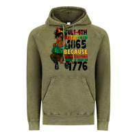 Vintage Olive juneteenth 1865 because my ancestors Vintage Hoodie - CowGirlArtShop
