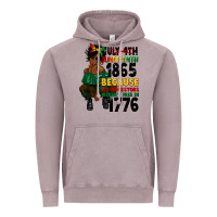 Vintage Zinc juneteenth 1865 because my ancestors Vintage Hoodie - CowGirlArtShop