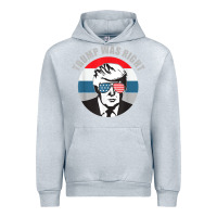 Heather Grey trump was right republican conservative political t shirt Urban Hoodie - minhPixels
