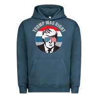 Pigment Midnight Navy trump was right republican conservative political t shirt Urban Hoodie - minhPixels