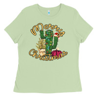 Matcha Cactus Christmas Ladies Tee - Bettercallsaul