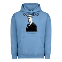 Pigment Pebble Blue connor, roy was interested in politics Urban Hoodie - minhPixels