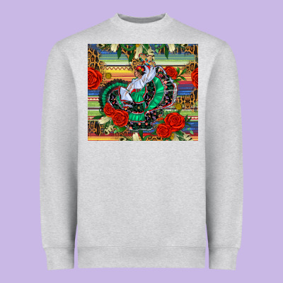 Flamenco Dancer Tumbler Heavyweight Sweatshirt Designed By Bundleandbundleshop