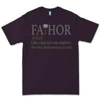 Plum Fa-Thor Like Dad Just Way Mightier Premium Tee - Bettercallsaul