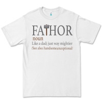 White Fa-Thor Like Dad Just Way Mightier Premium Tee - Bettercallsaul