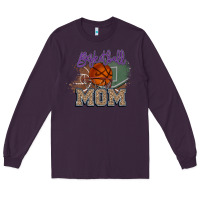 Plum Basketball Mom Long Sleeve Tee - HowdyJamesFarm