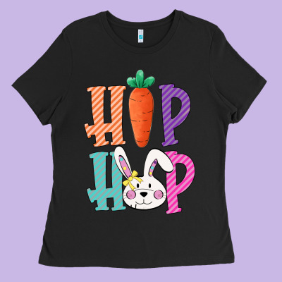 Hip Hop Easter Girls Toddlers Kids Leopard Bunny Ladies Tee Designed By Bettercallsaul