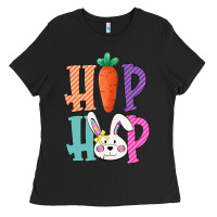 Black hip hop easter girls toddlers kids leopard bunny Ladies Tee - Bettercallsaul