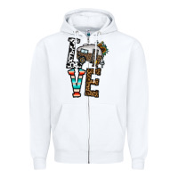 White love caravan Zipper Hoodie - CowhideDigitalArt