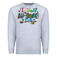 Heather Grey i teach au some kids Premium Sweatshirt - Artiststas