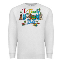 Oatmeal Heather i teach au some kids Premium Sweatshirt - Artiststas