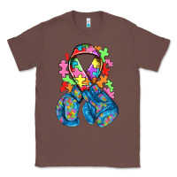 Autism Awareness With Boxing Gloves Classic Tee | Teevron