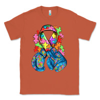 Copper autism awareness with boxing gloves Classic Tee - NancyCooperArtShop