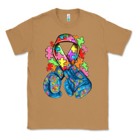 Toasted Coconut autism awareness with boxing gloves Classic Tee - NancyCooperArtShop