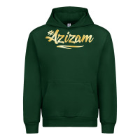 Forest Green Azizam Persian Iran Iranian Gift Tala Gold Urban Hoodie - minhPixels
