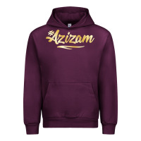 Mauve Wine Azizam Persian Iran Iranian Gift Tala Gold Urban Hoodie - minhPixels