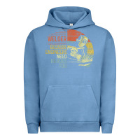 Pigment Pebble Blue Mens Welder Because Engineers Need Heroes Too Gifts Funny Welding Urban Hoodie - minhPixels