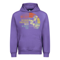 Tulip Mens Welder Because Engineers Need Heroes Too Gifts Funny Welding Urban Hoodie - minhPixels