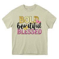 Mossy bold beautiful blessed Heavy Core Tee - LillyAllenDesigns