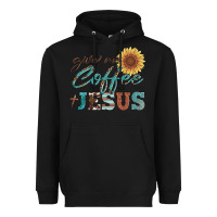 Black give me coffee and jesus Heavyweight Hoodie - Artiststas