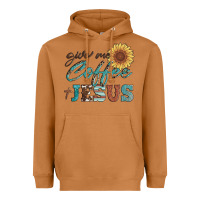 Meerkat give me coffee and jesus Heavyweight Hoodie - Artiststas