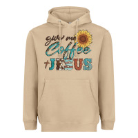 Mushroom give me coffee and jesus Heavyweight Hoodie - Artiststas