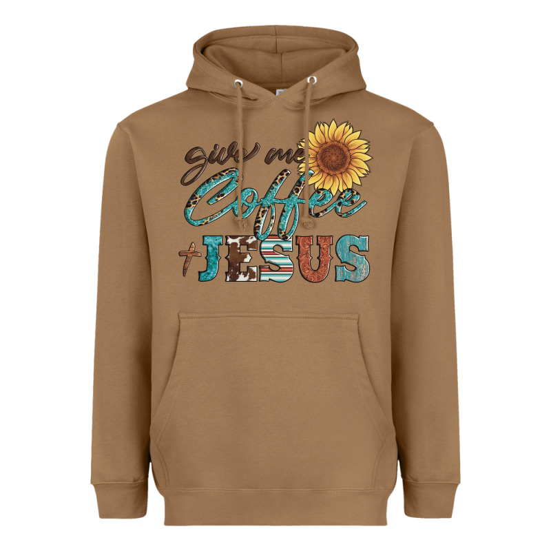 Give Me Coffee And Jesus Heavyweight Hoodie by Artiststas | Teevron