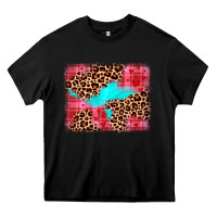 Black valentine's day leopard background Heavy Core Tee - JahusDesignShop