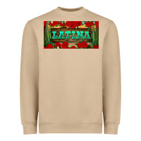 Latina License Plate Heavyweight Sweatshirt | Teevron