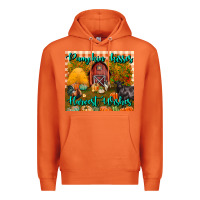 Pumpkin Kisses Harvest Wishes Tumbler Premium Hoodie | Teevron